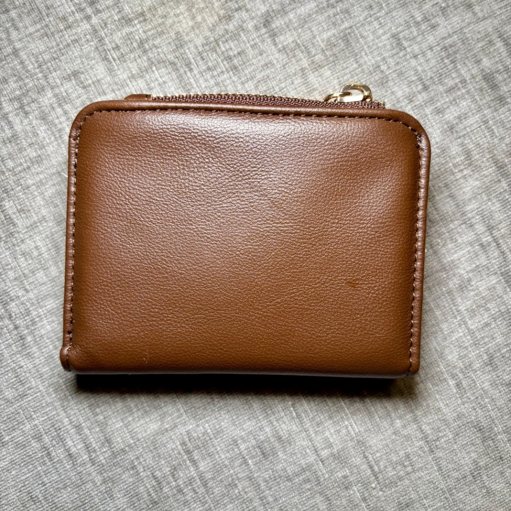 London Fog Zip Around Wallet for Women Café - Picture 7 of 11